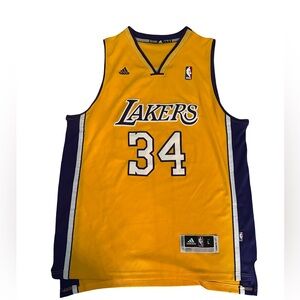 Adidas LA Lakers Men’s L Shaquille O'Neal #34 Shaq NBA Swingman Jersey